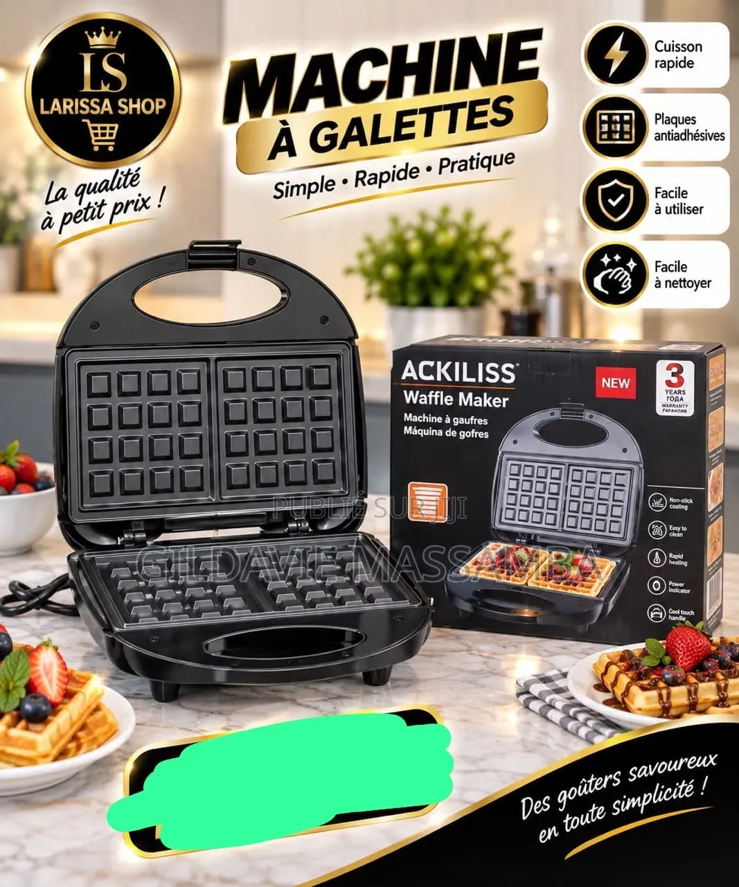 Machine À Galette Et Oeuf Et Gauffre