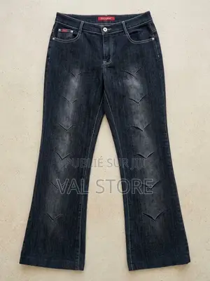 Jean Homme Bleu Foncé À Motifs v – Style Streetwear