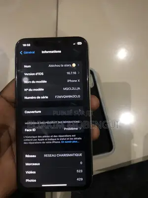 Apple iPhone X 64 GB Blanc