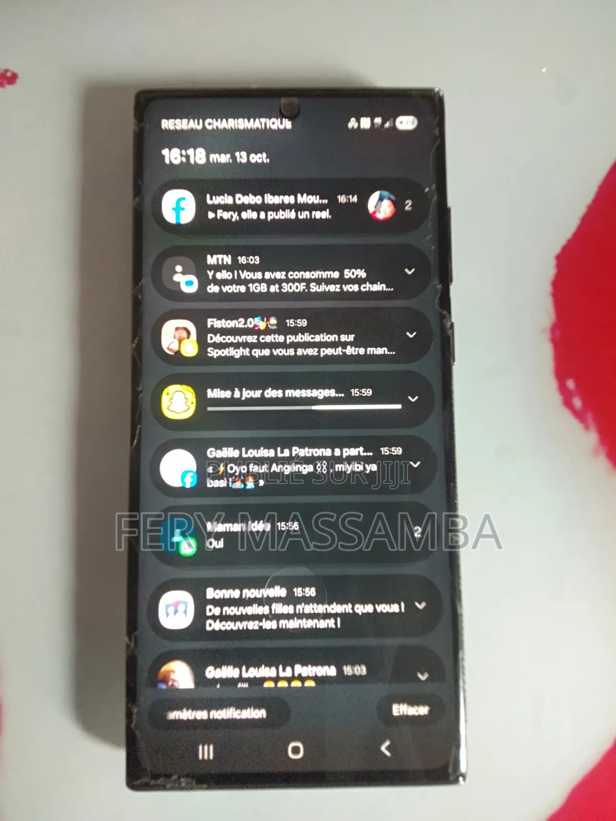 Samsung Galaxy S22 Ultra 5G 256 GB Noir