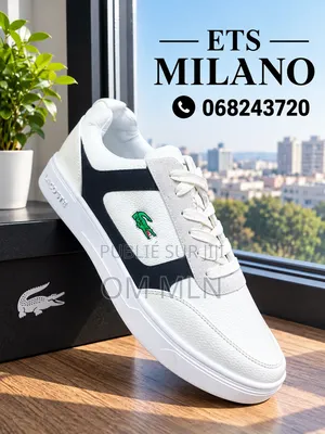 Lacoste en Vrai Cuir