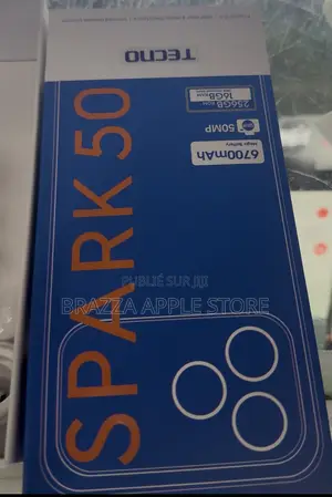 Nouveau Tecno Spark 50 128 GB Bleu
