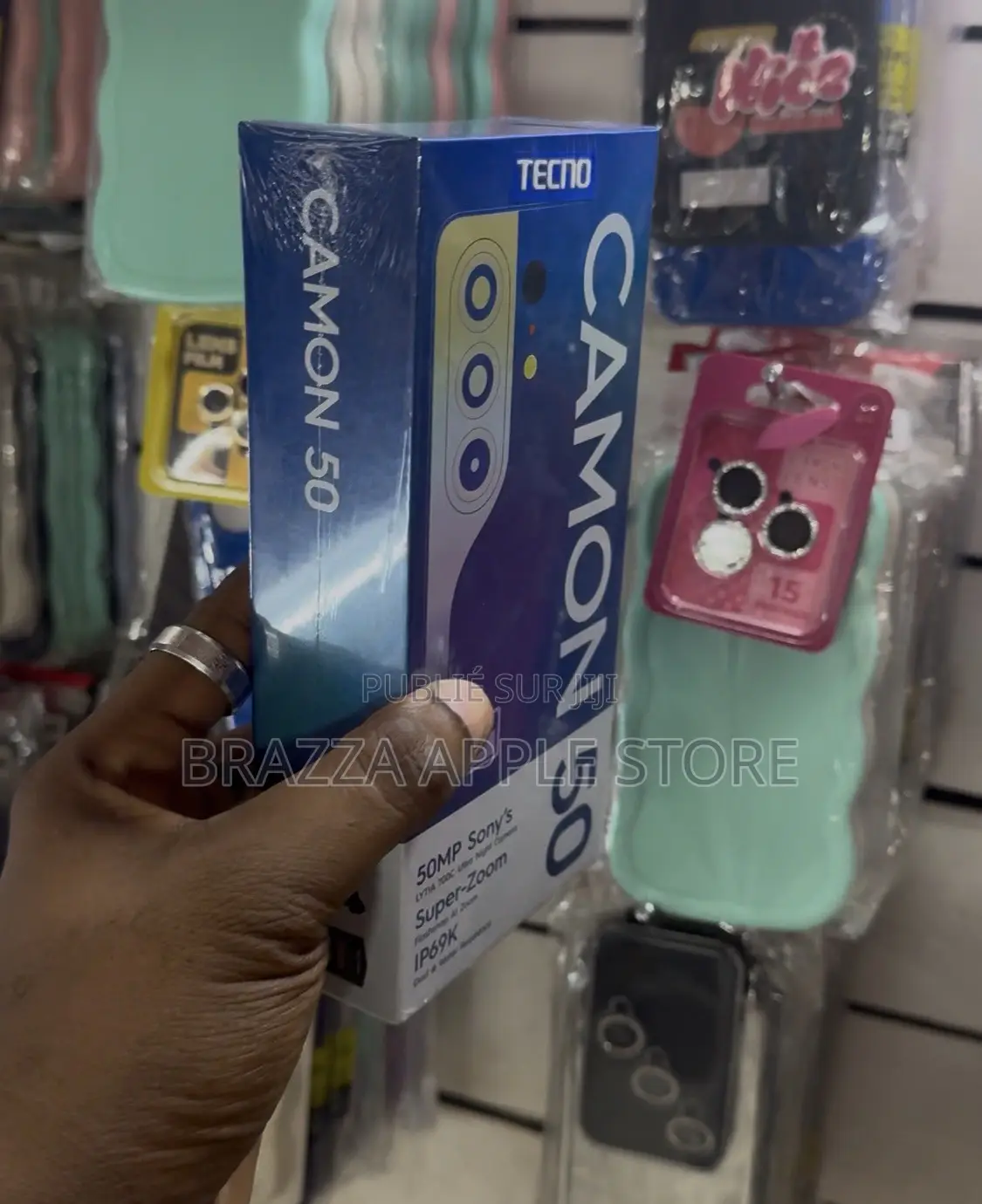 Nouveau Tecno Camon 50 256 GB Bleu