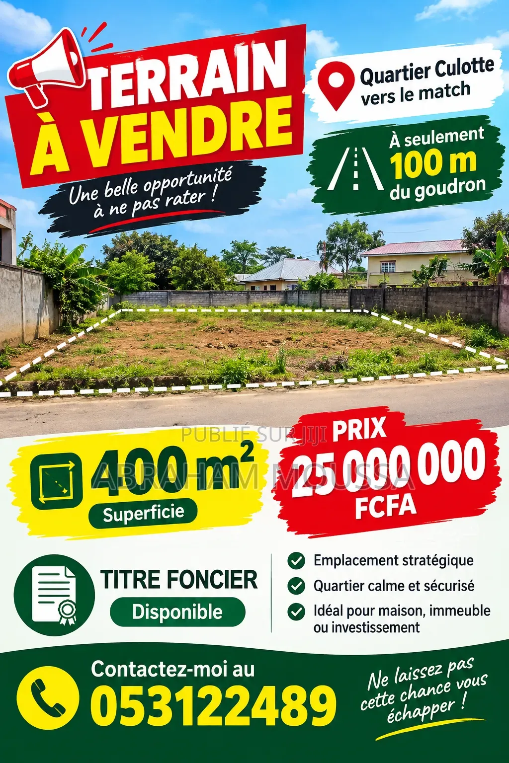 Parcelle en Vente