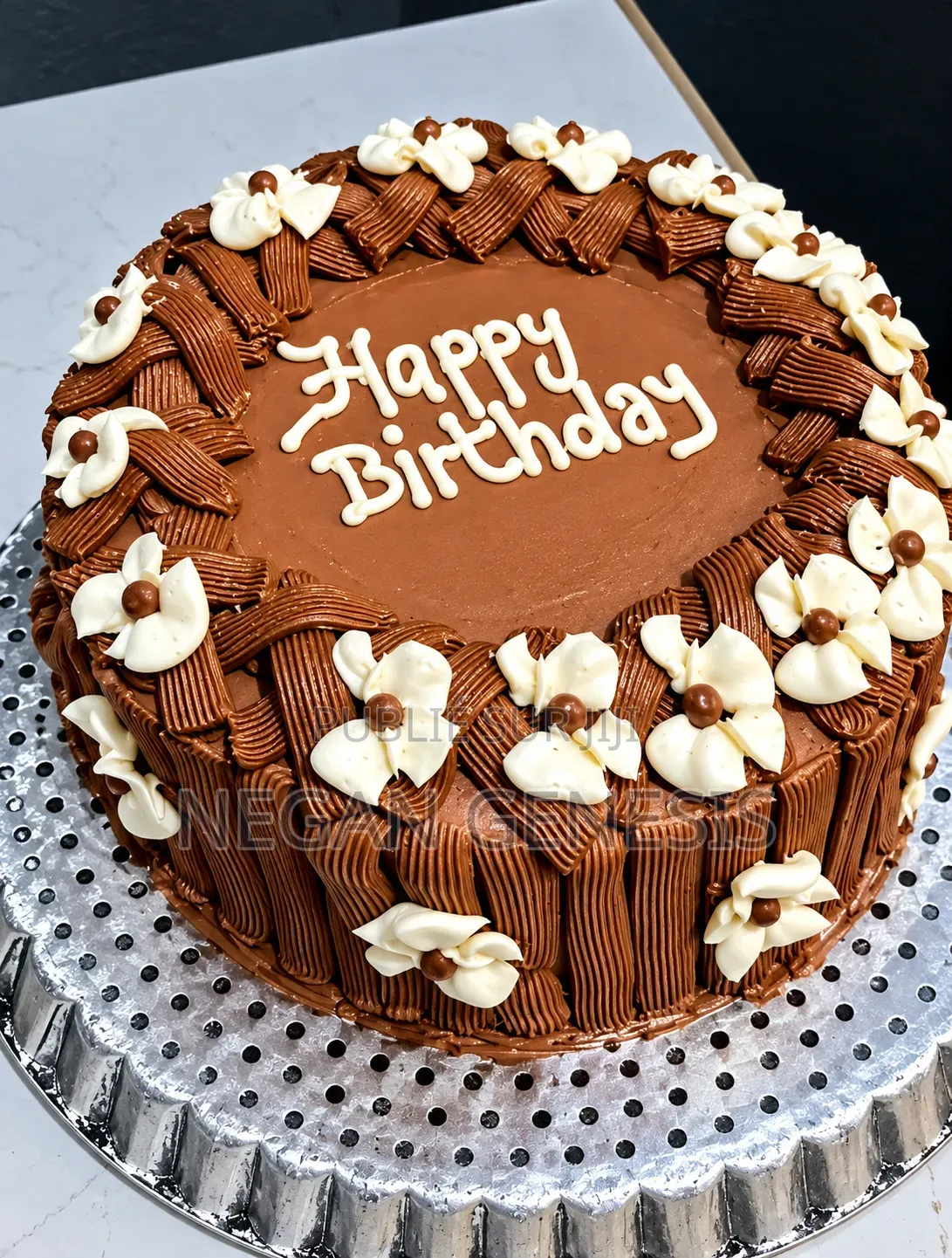 Gâteau d'Anniversaire Et Mariage, Crème