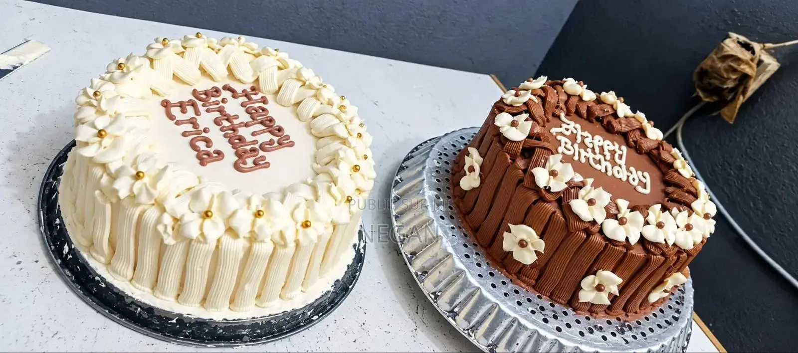 Gâteau d'Anniversaire Et Mariage, Crème
