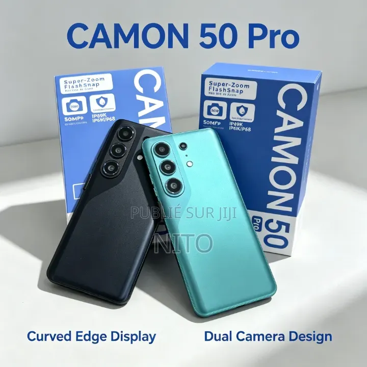 Nouveau Tecno Camon 50 Ultra 512 GB Gris