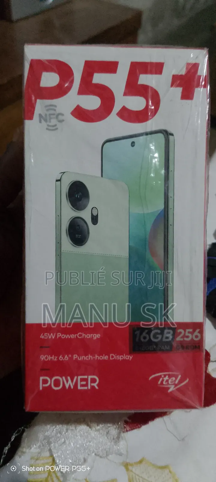 New Itel P55 Plus 256 GB Gris