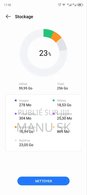 New Itel P55 Plus 256 GB Gris