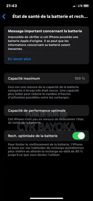 Apple iPhone XS 256 GB Noir