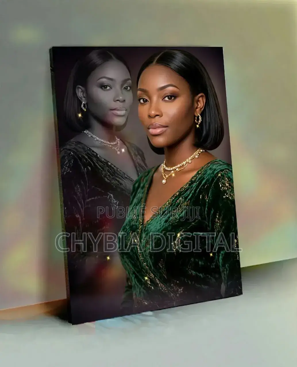 Tableau Portrait Personnalisé - Cadre & Toile
