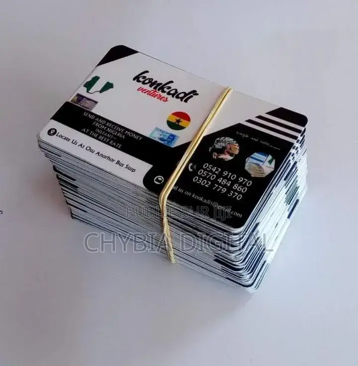 100 Carte De Visite À 10750 FCFA