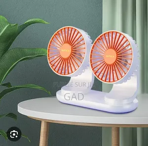 Ventilateur Rechargeable Double Tête