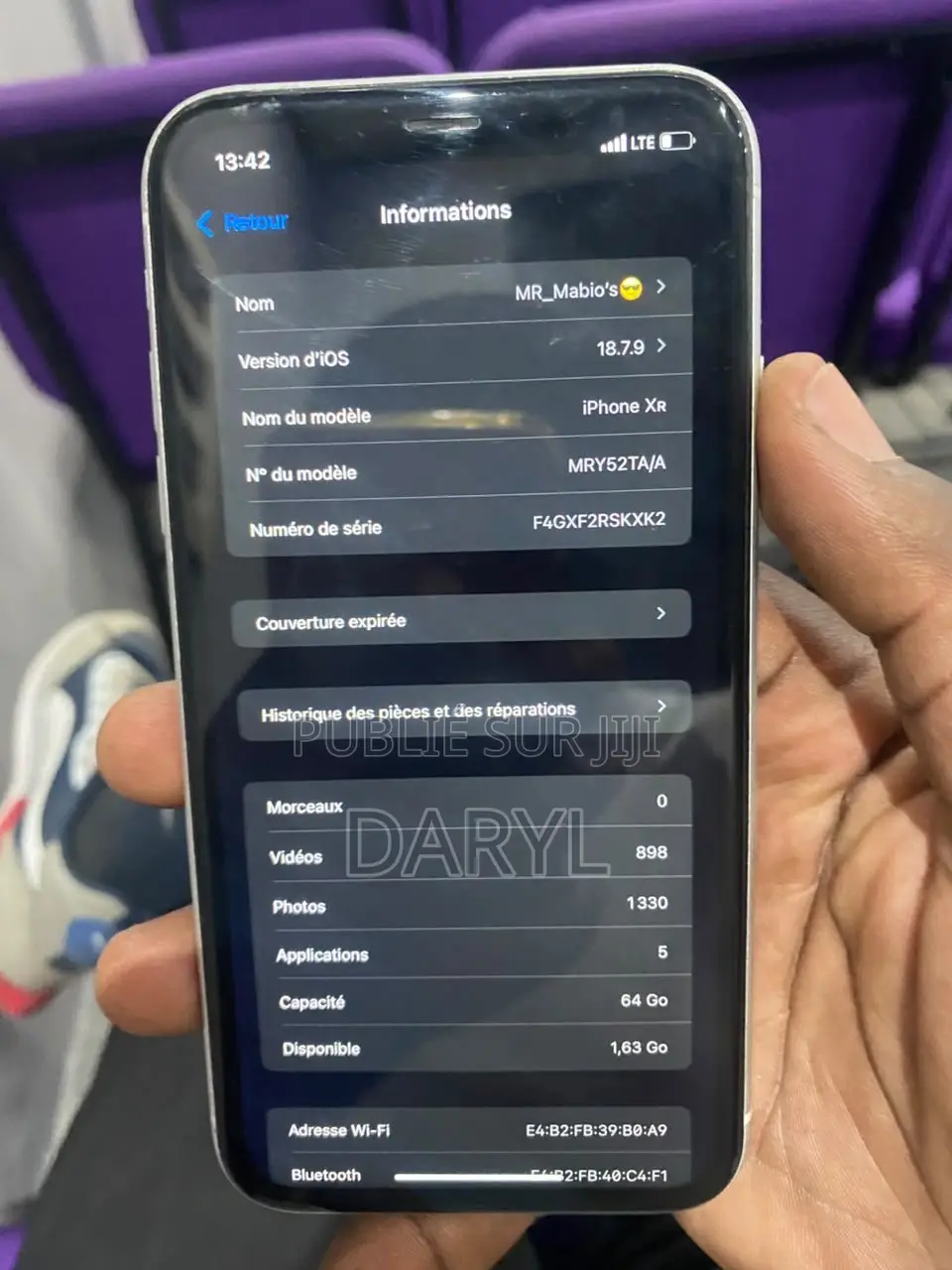 Apple iPhone XR 64 GB Blanc