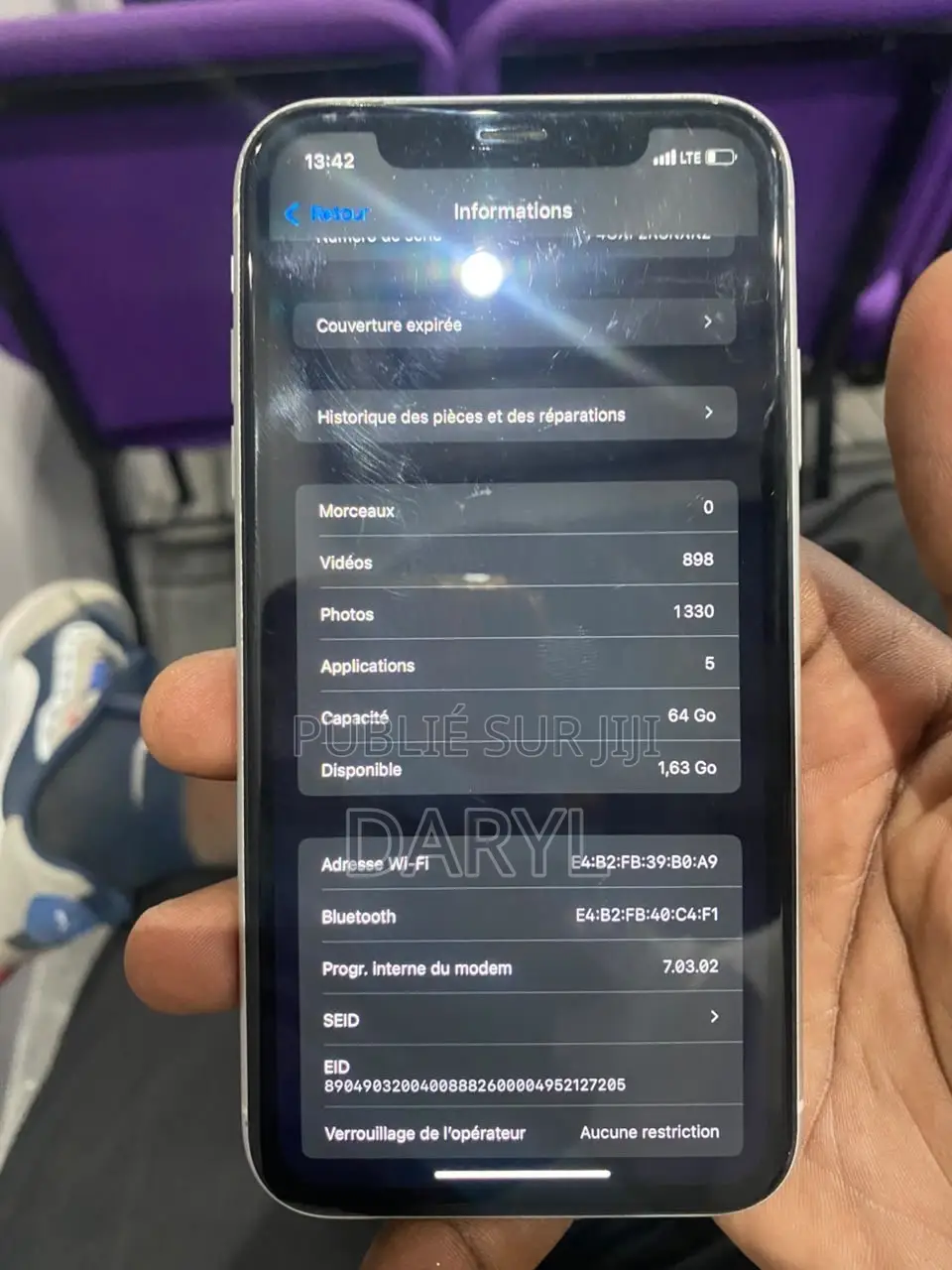 Apple iPhone XR 64 GB Blanc