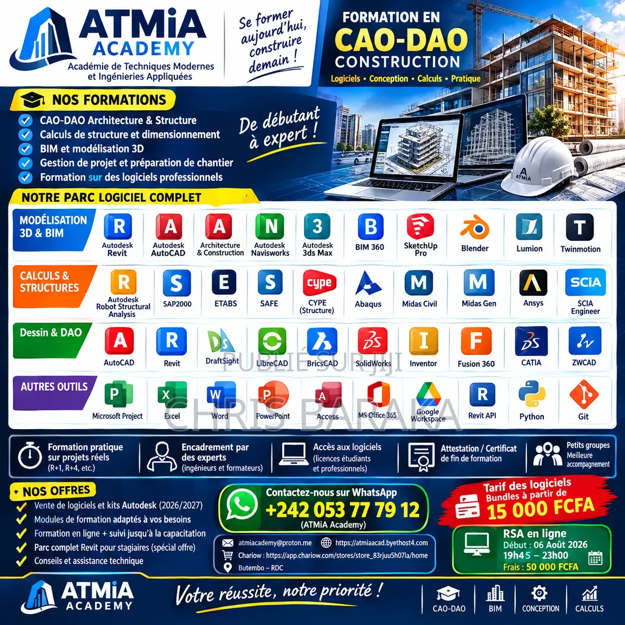 Vente De Logiciels CAO-DAO,BIM Et Installation Informatique