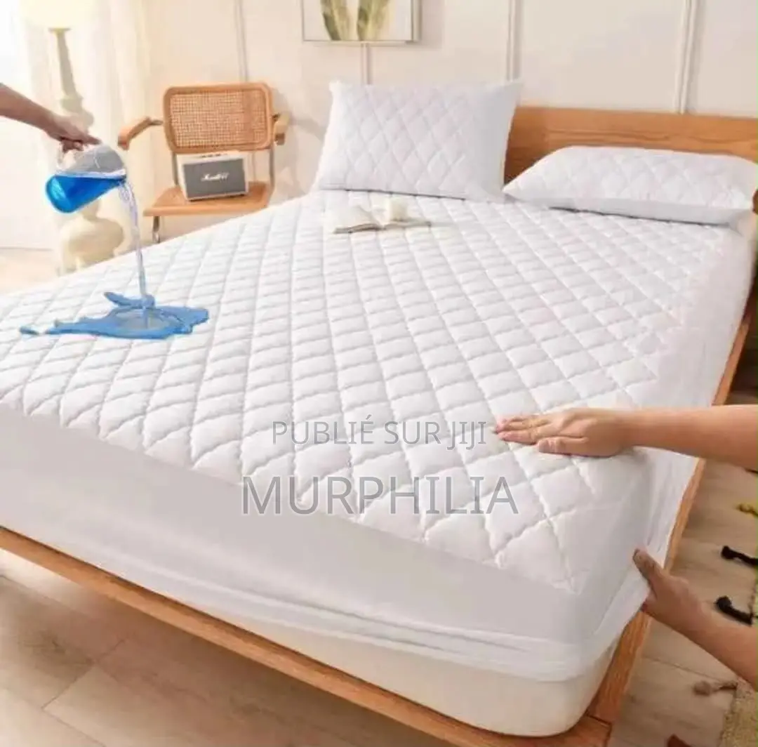 Couvre-Matelas Imperméable 3 Places 180×200 – 13 000F