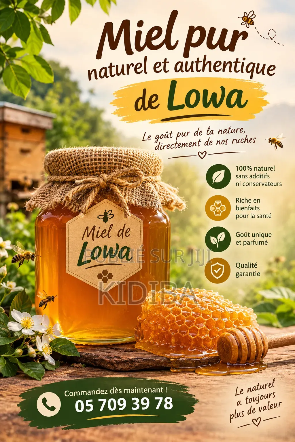 Miel  Et Pâte d'Arachide