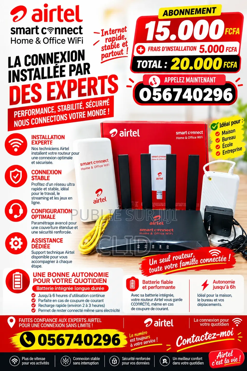 Routeur Wifi 5G Airtel
