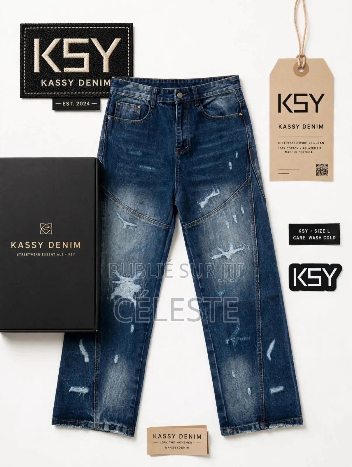 Pantalon Jean Homme Drip