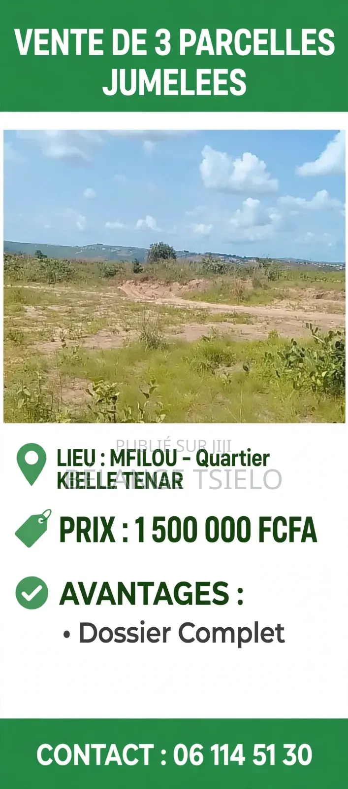 Parcelle a Vendre