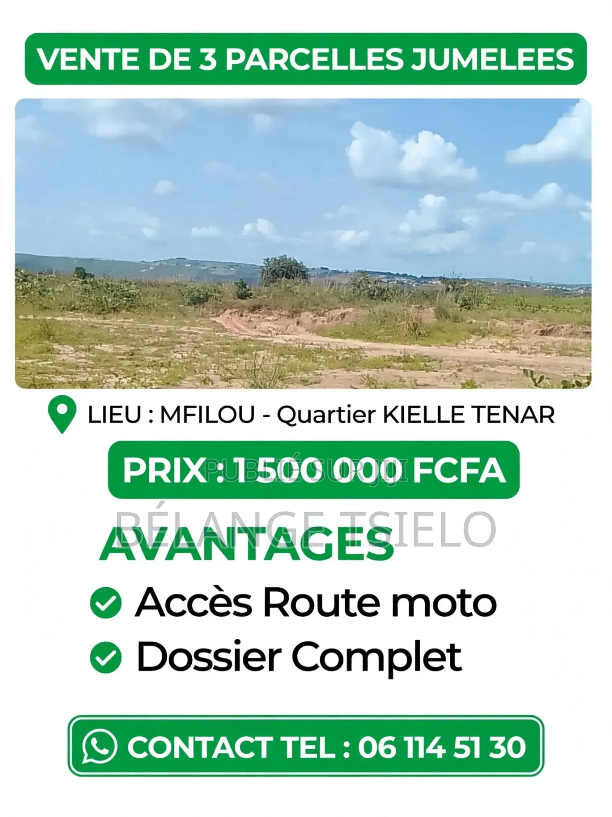 Parcelle a Vendre