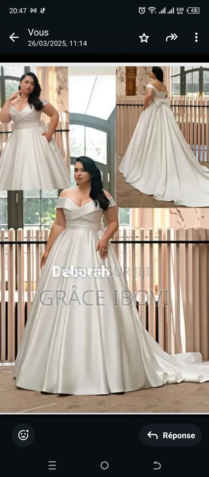 Robe De Mariée Classe Et Chic Grande Taille