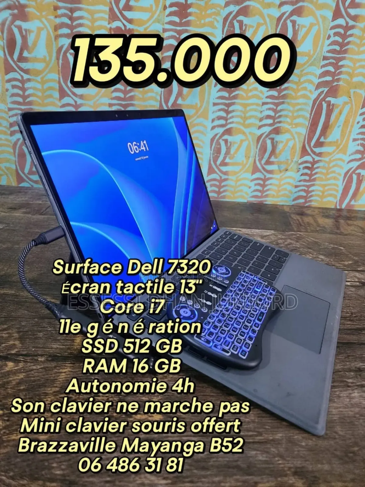 Dell Latitude 7320 16GB Intel Core I7 SSHD+SSD 512GB