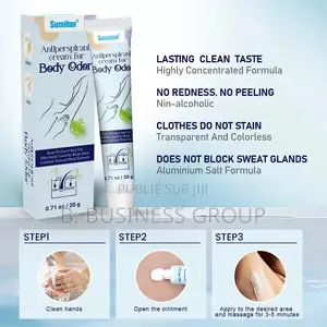 Crème Antitranspirante Pour Odeur Corporelle