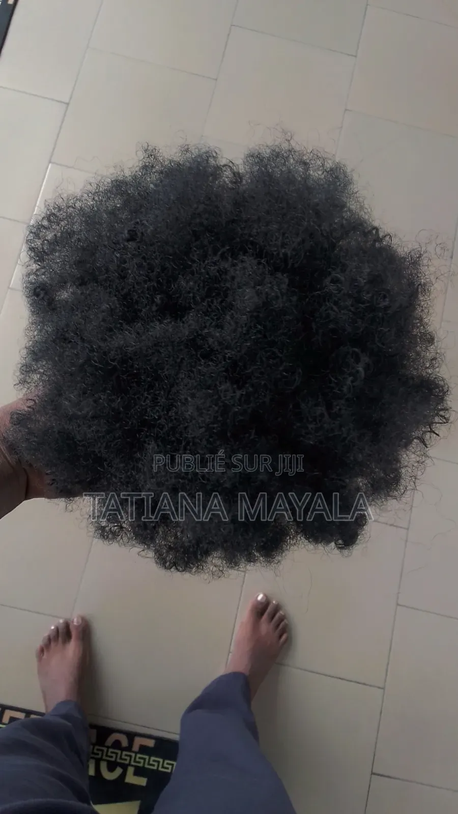 Chignon Afro Bien Bouclé