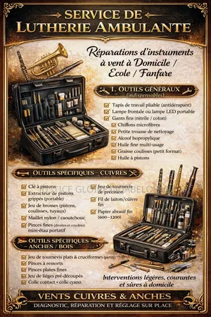 Réparation Instruments De Musique À Tout Vent ( Cuivre )