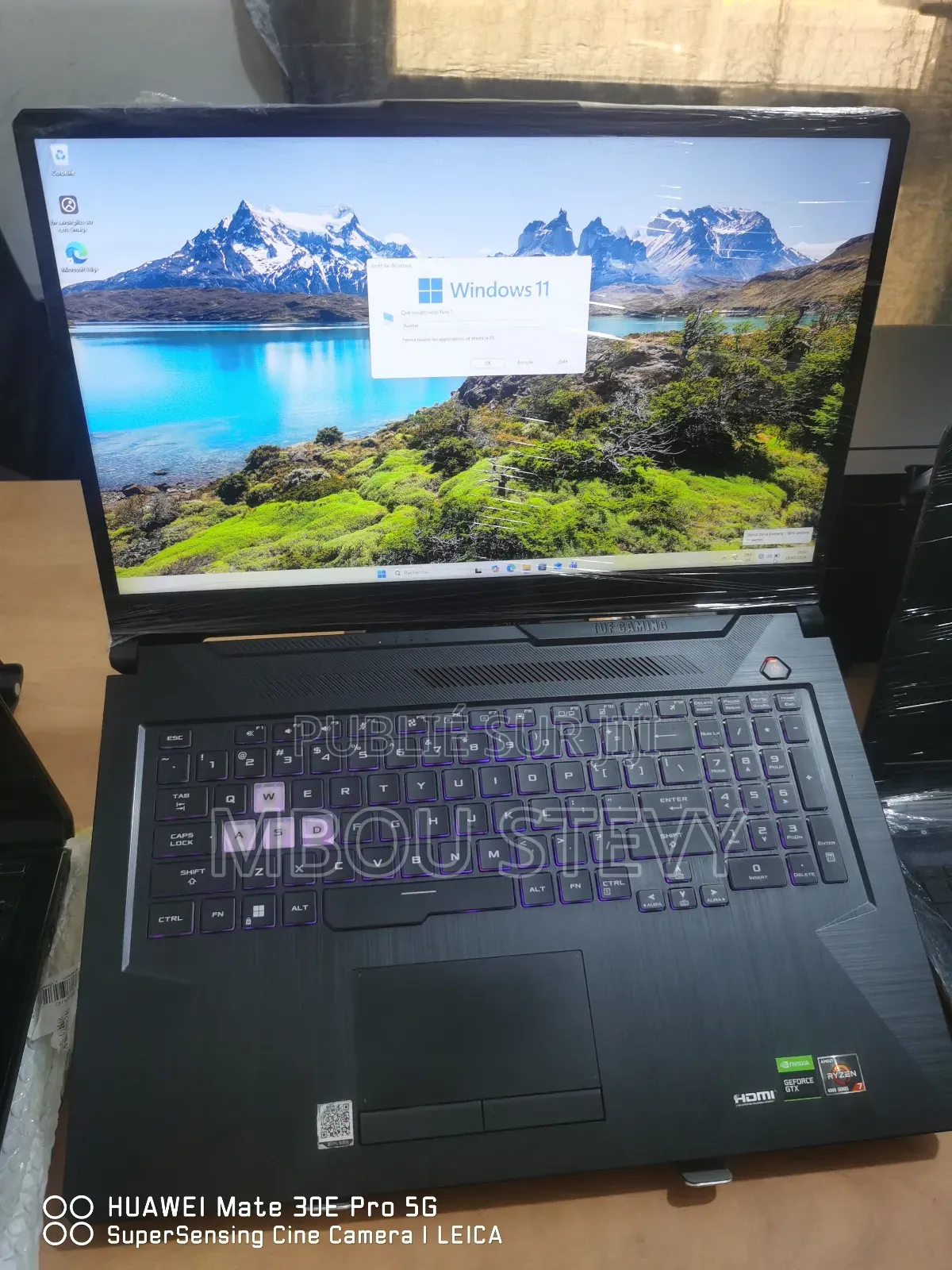Ordinateur Portable Asus TUF Gaming F16 16GB AMD Ryzen 7 SSD 512GB