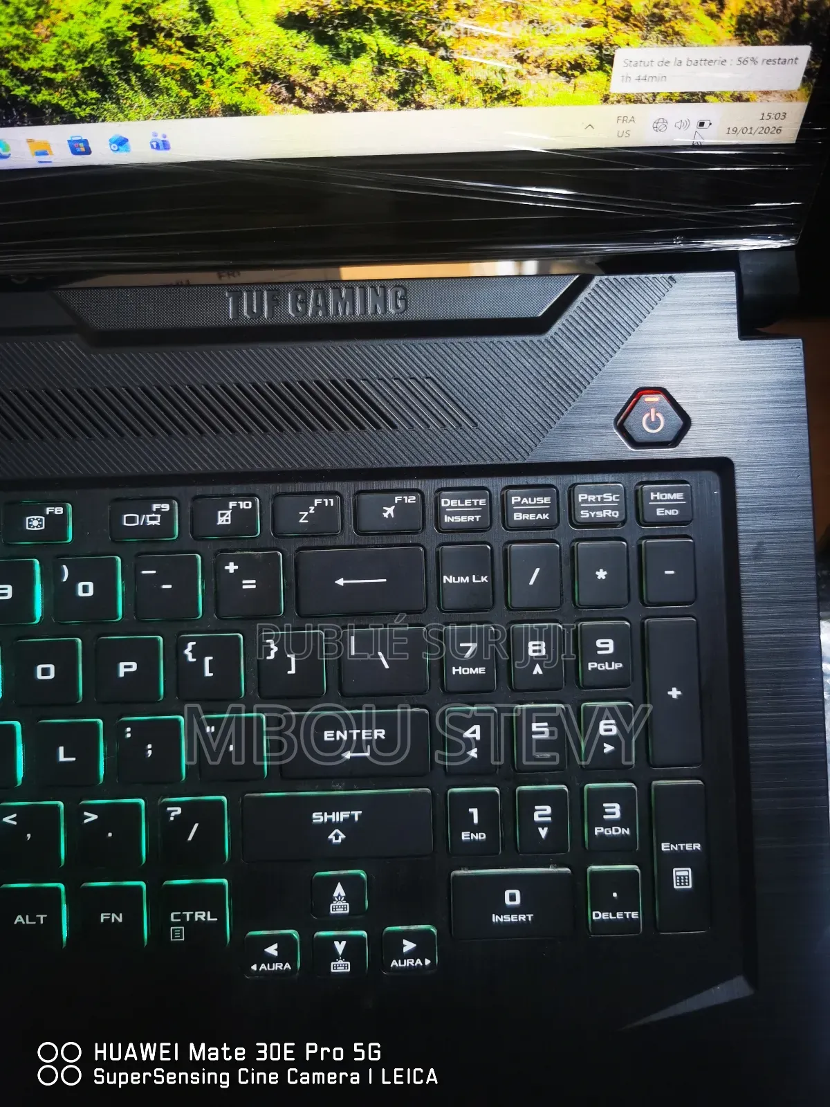 Ordinateur Portable Asus TUF Gaming F16 16GB AMD Ryzen 7 SSD 512GB