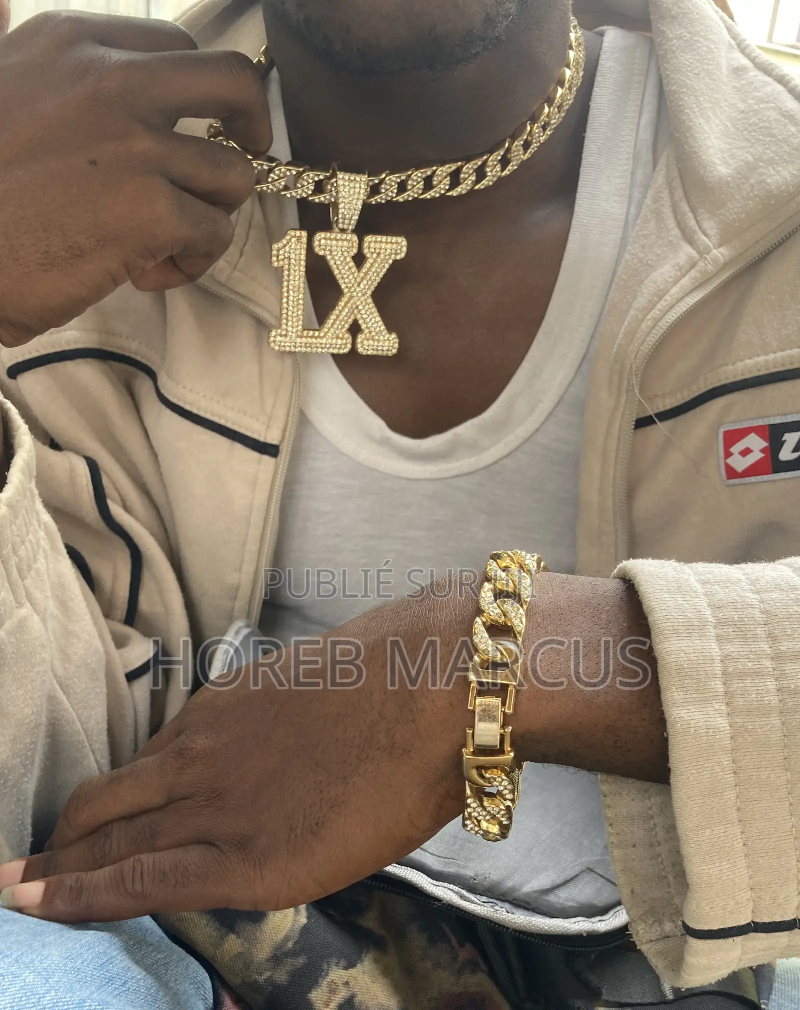 Chaînette + Bracelet 1x ( Chetté Himra )