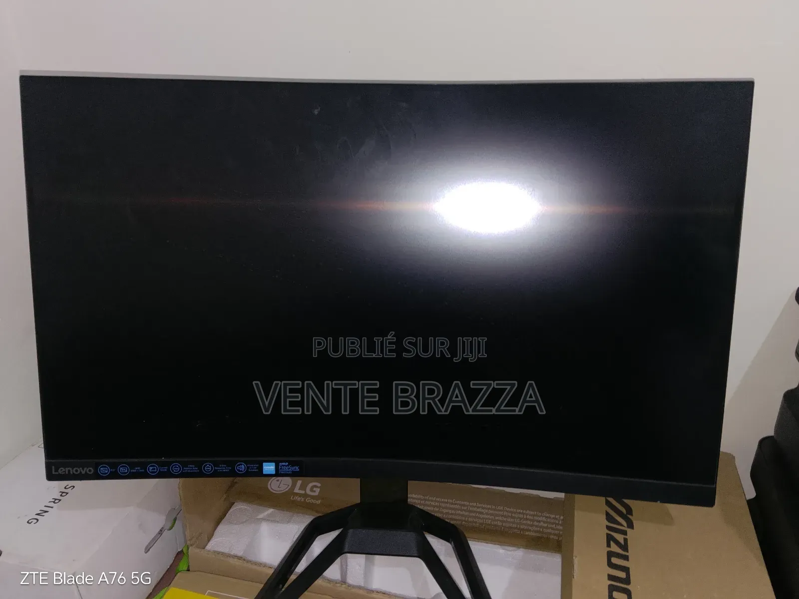 Moniteur Incurvé Lenovo 31,5pouces