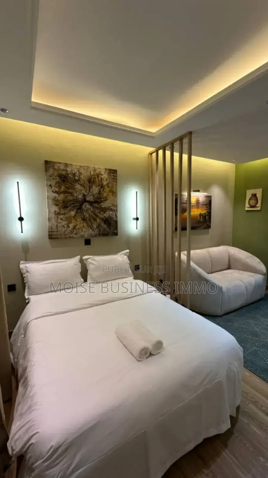 Furnished 1chbre Studio dans Moïse Business &, Lumumba à Louer