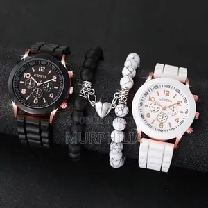 Coffret Duo Montres Geneva + Bracelets Magnétiques