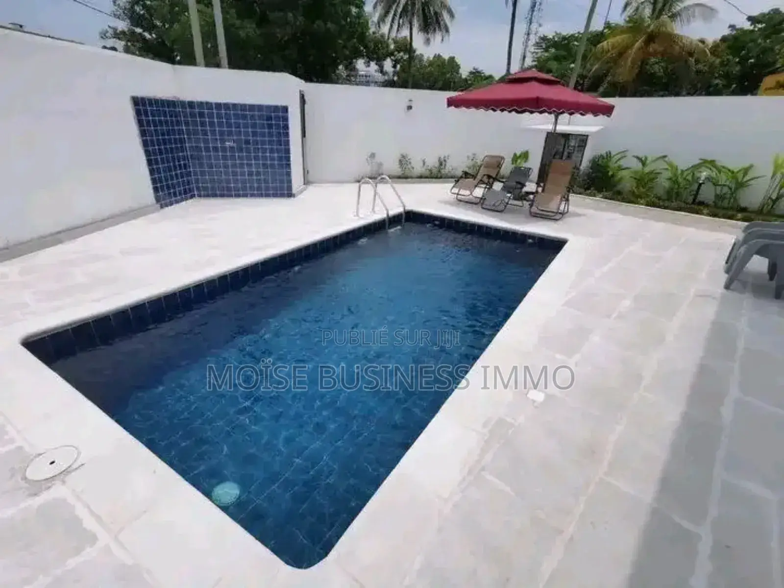 Furnished 4chbre Villa dans Moïse Business &, Lumumba à Louer