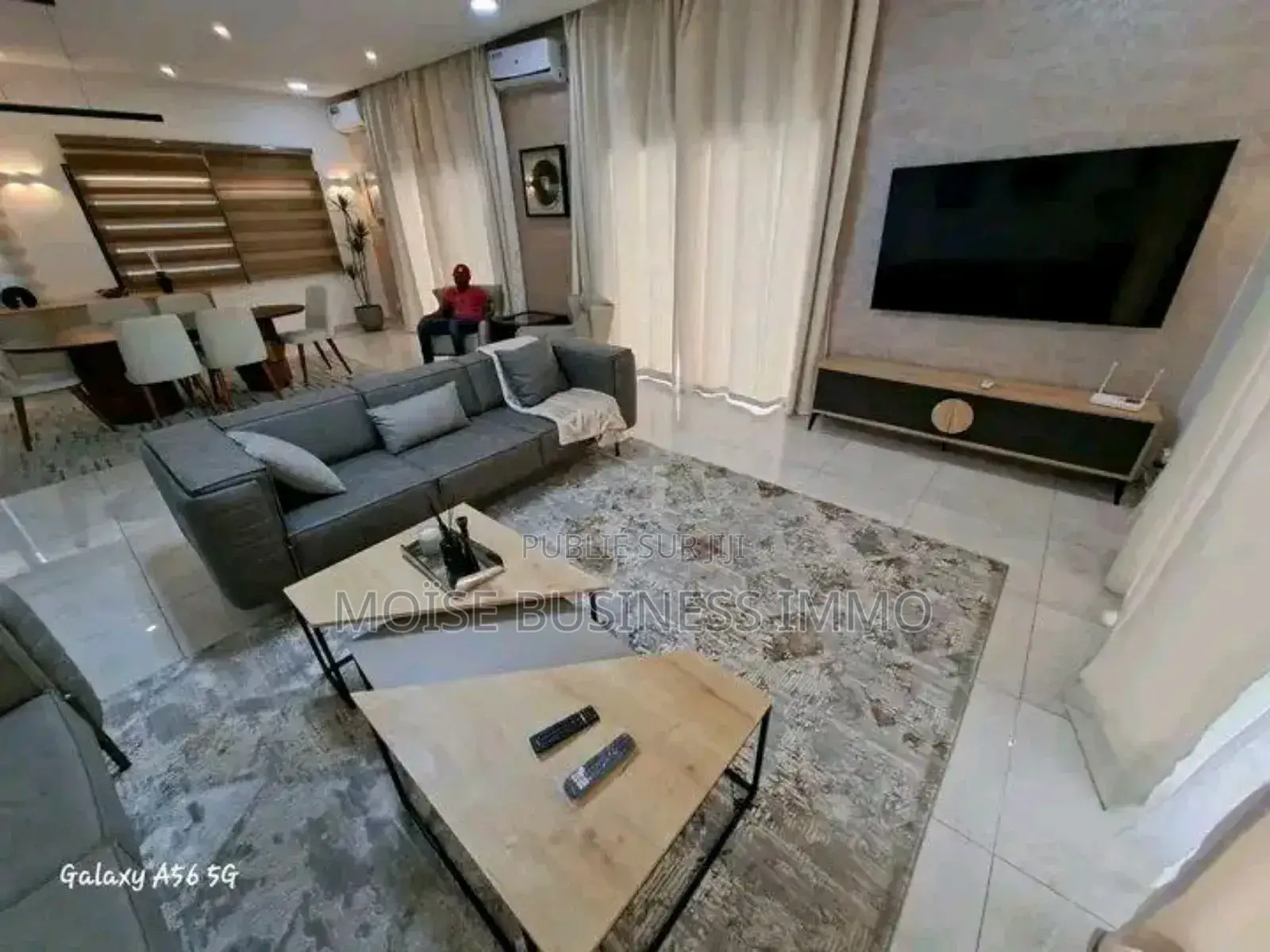 Furnished 4chbre Villa dans Moïse Business &, Lumumba à Louer