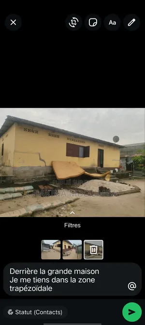 Parcelle À Vendre À Loandjili Vers Le Cabasse À 2 Ruelles Du Goudron