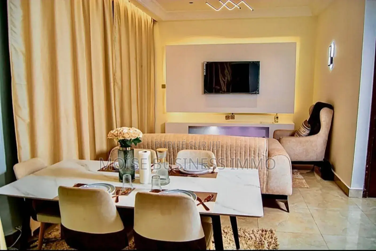 Furnished 1chbre Appartement dans Moïse Business Immo, Lumumba à Louer