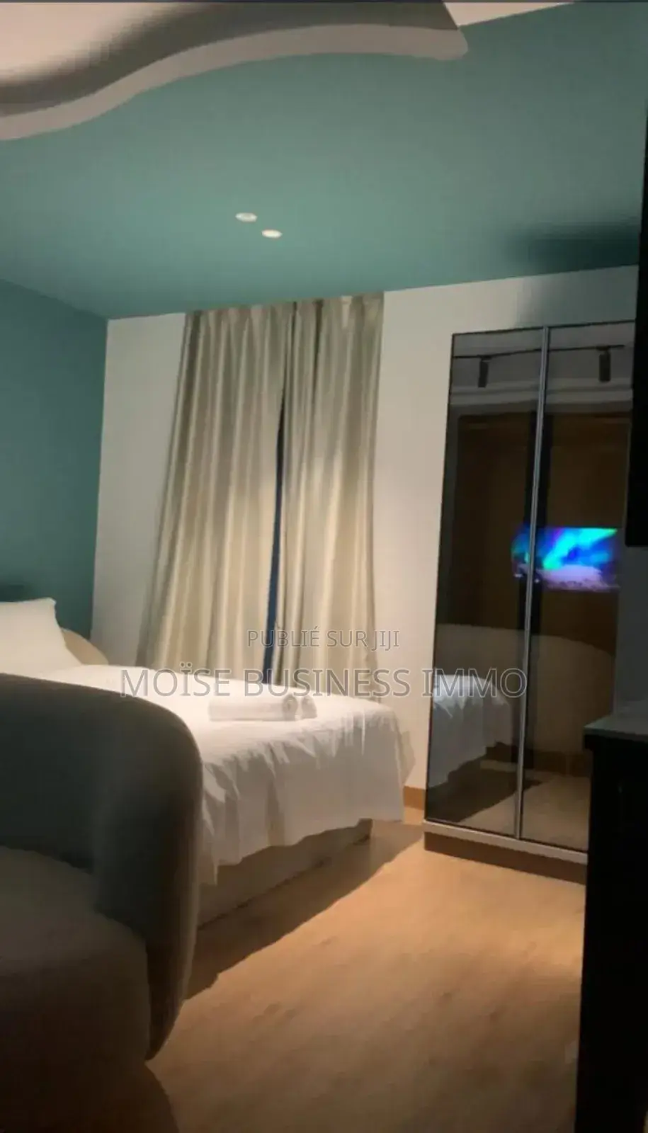 Furnished 1chbre Appartement dans Moïse Business &, Lumumba à Louer