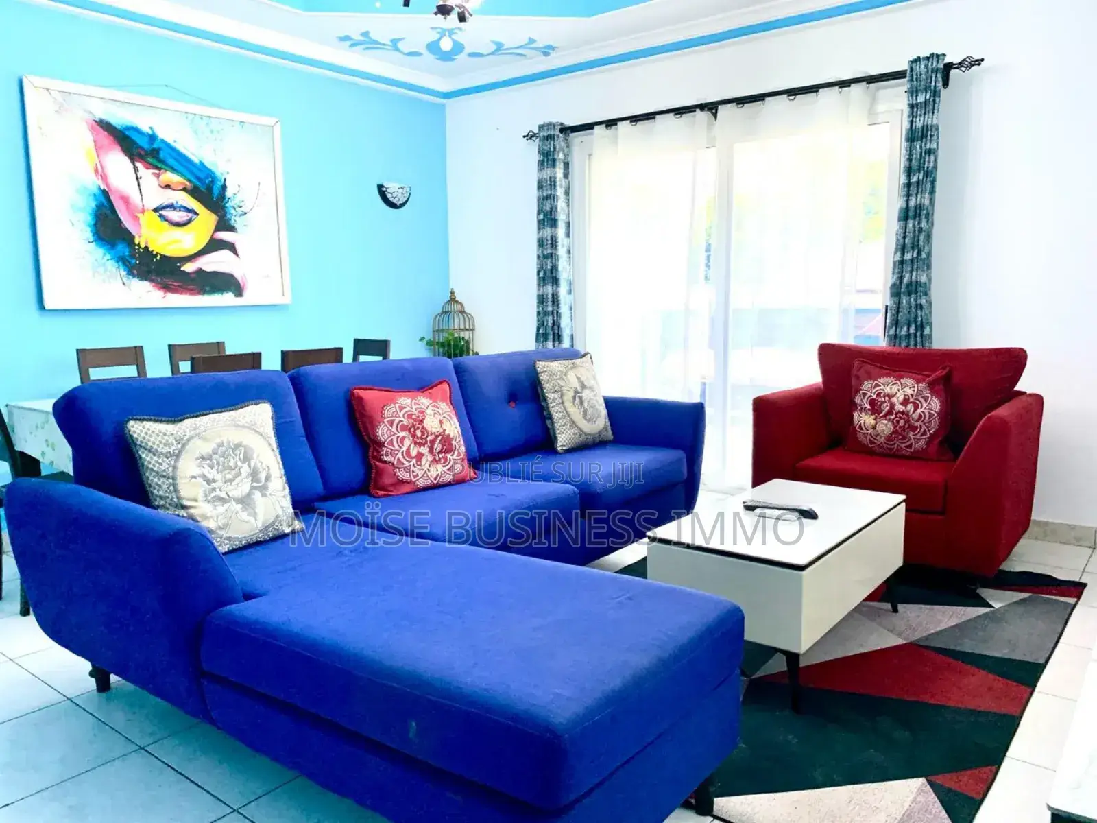 Furnished 2chbre Appartement dans Moïse Business &, Lumumba à Louer