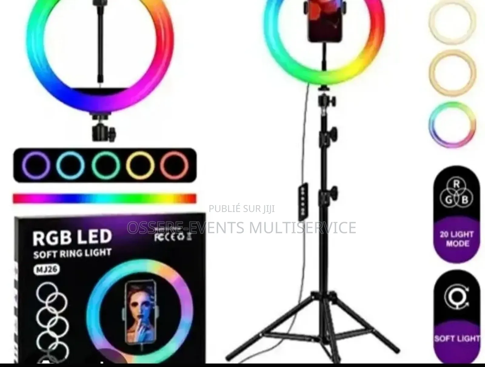 Led Lumière Ring Light Et Jeux Des Lumière Avec Télécommande