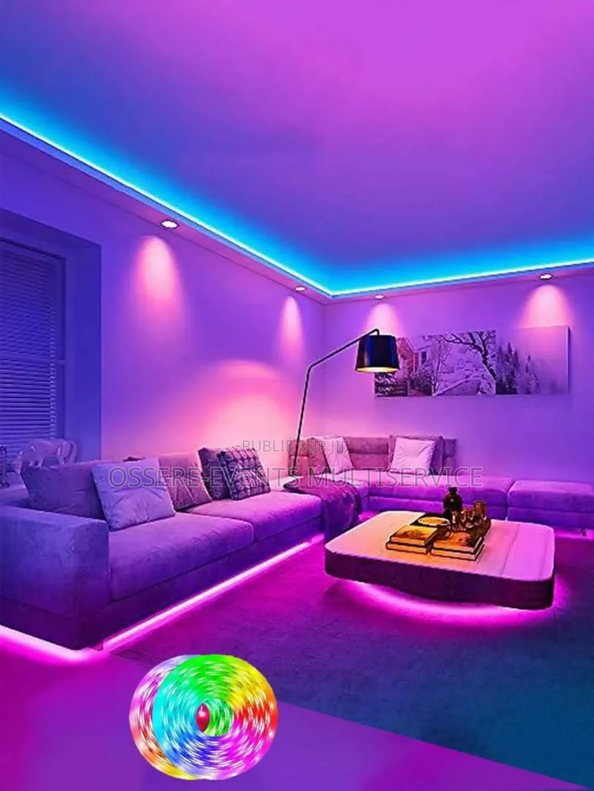 Led Lumière Ring Light Et Jeux Des Lumière Avec Télécommande