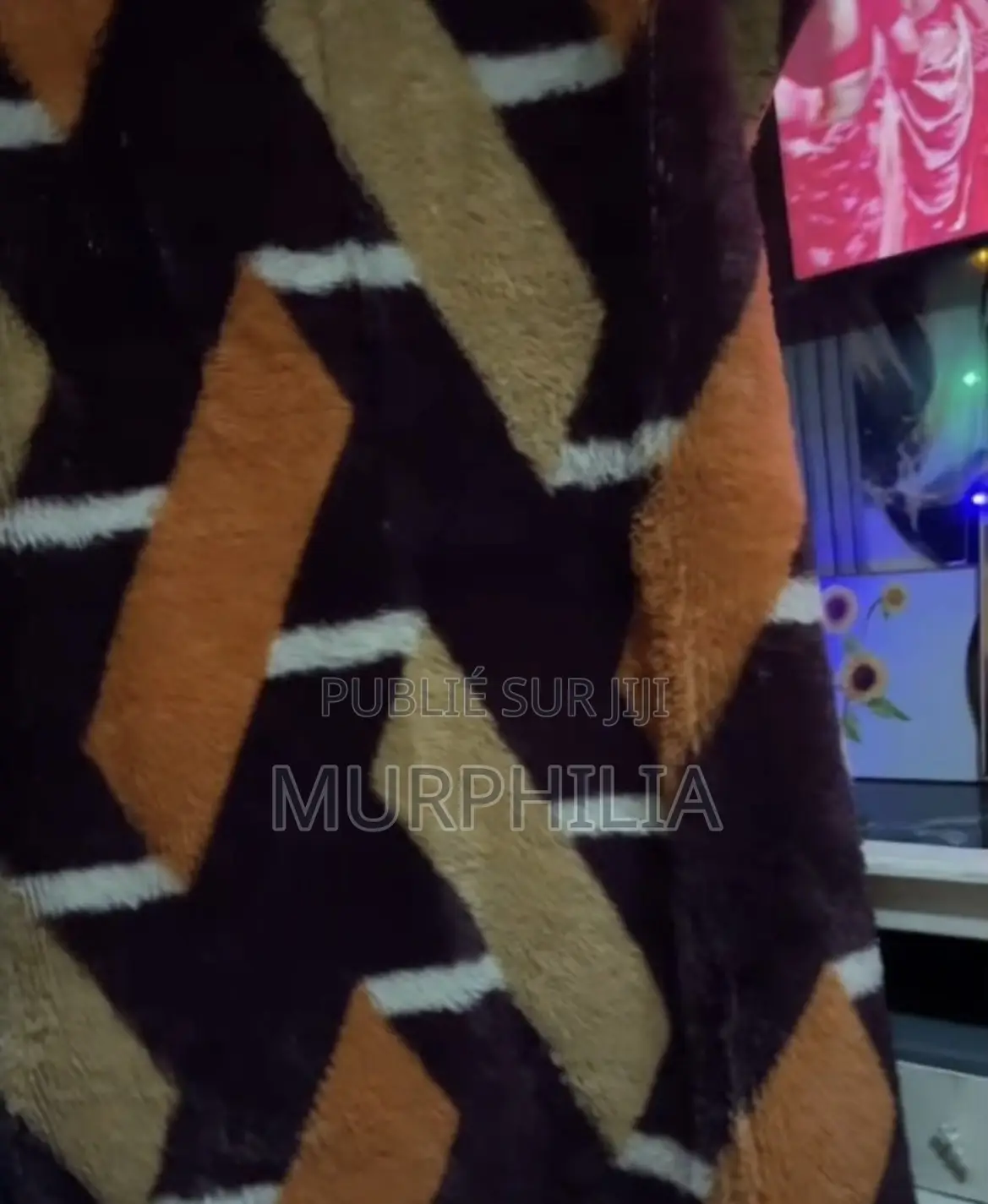 Magnifique Moquette (Tapis) Berbère À Motifs Losanges