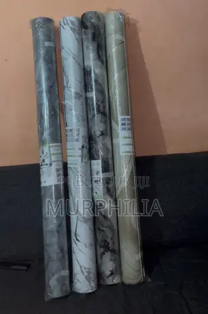 Rouleaux De Papier Peint Adhésif - Effet Marbre Et Moderne