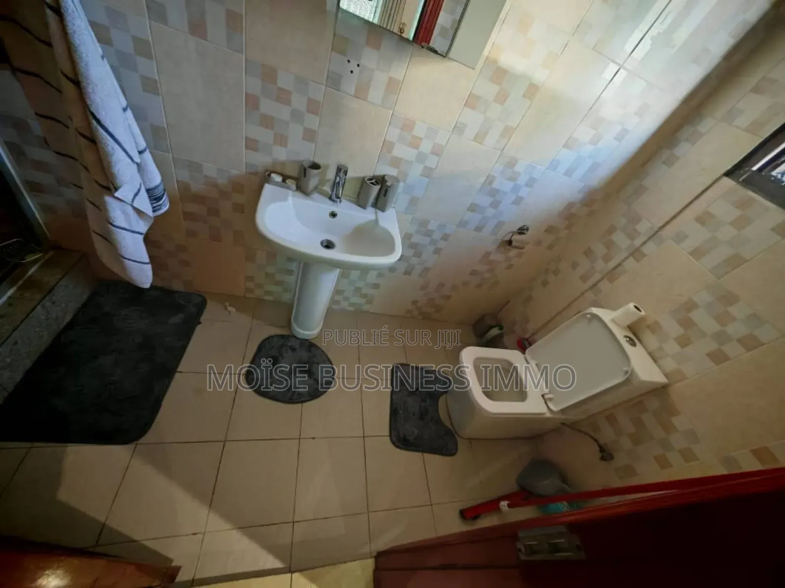 Furnished 1chbre Appartement dans Moïse Business &, Lumumba à Louer