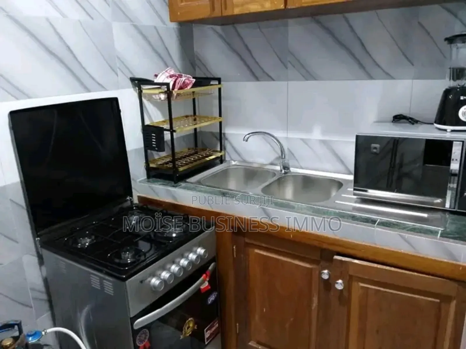 Furnished 1chbre Appartement dans Moïse Business &, Lumumba à Louer