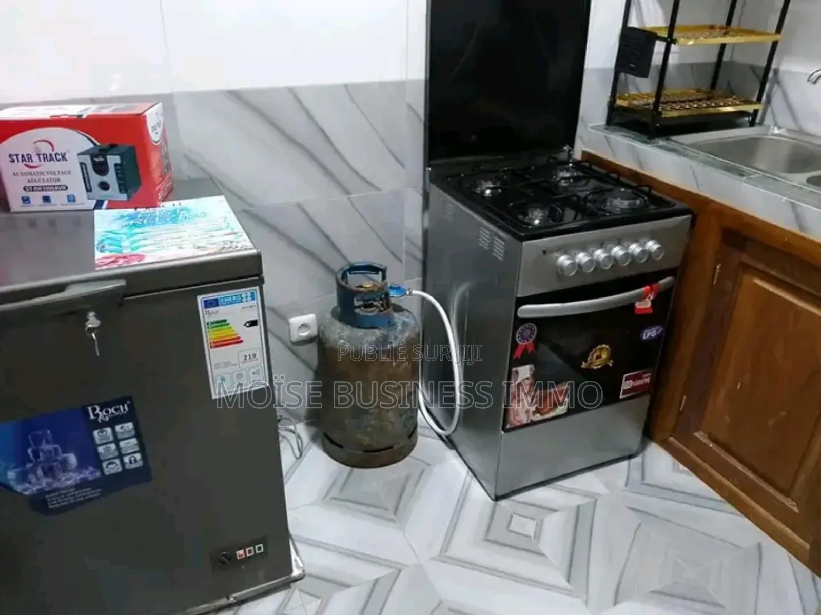 Furnished 1chbre Appartement dans Moïse Business &, Lumumba à Louer